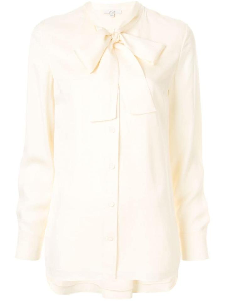 Layeur Scarf Neck Shirt - Neutrals