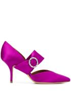 Malone Souliers Maite Crystal-embellished Pumps - Purple