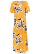 Osklen Long Printed Dress - Orange