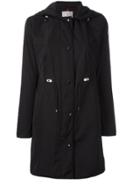 Moncler Anthemis Hooded Trench Coat - Black