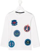 Kenzo Kids Multi Icon T-shirt, Girl's, Size: 10 Yrs, White
