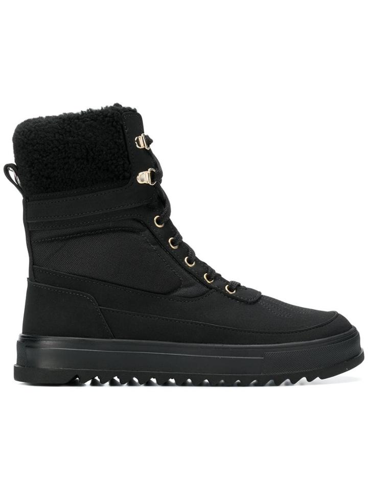 Ea7 Emporio Armani Padded Boots - Black