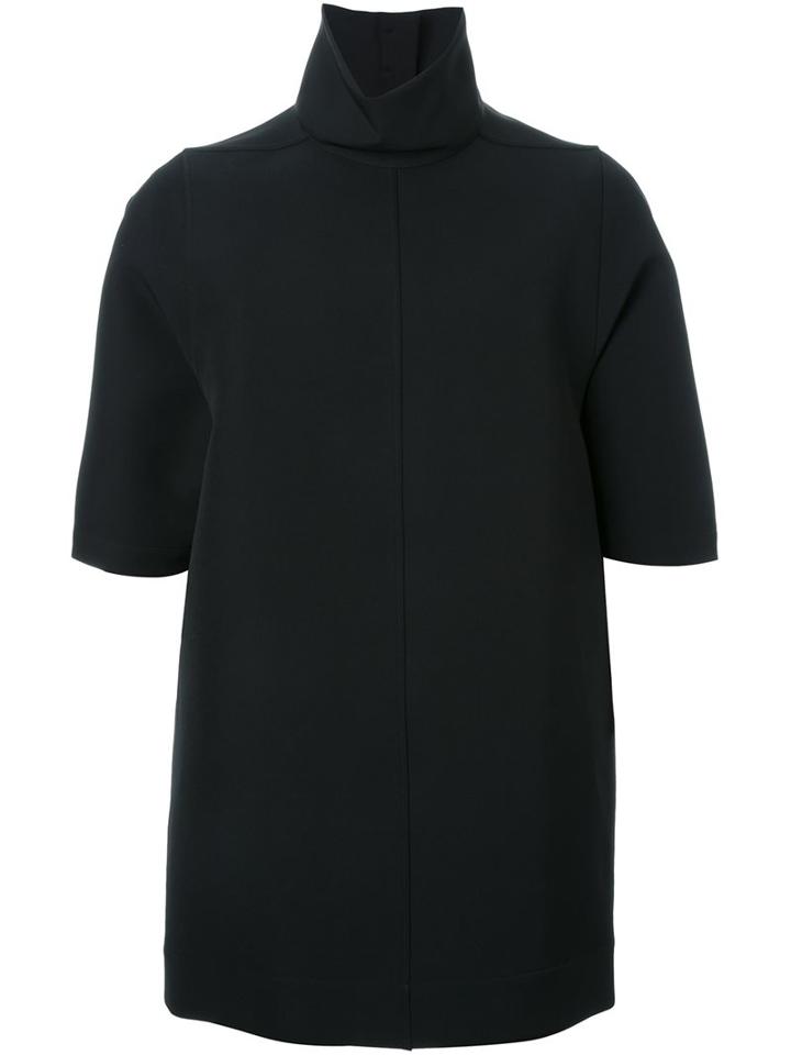 Rick Owens 'island' Tunic, Men's, Size: Medium, Black, Polyester/polyurethane
