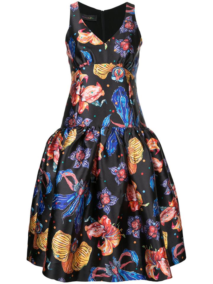 Romance Was Born Tender Blossom Dress - Black