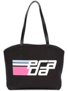Prada Small Canapa Logo Tote Bag - Black