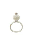 Rosa Maria Floral Bud Ring - Metallic