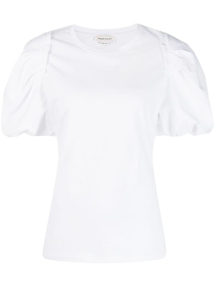 Alexander Mcqueen Bell Sleeve T-shirt - White
