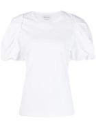 Alexander Mcqueen Bell Sleeve T-shirt - White