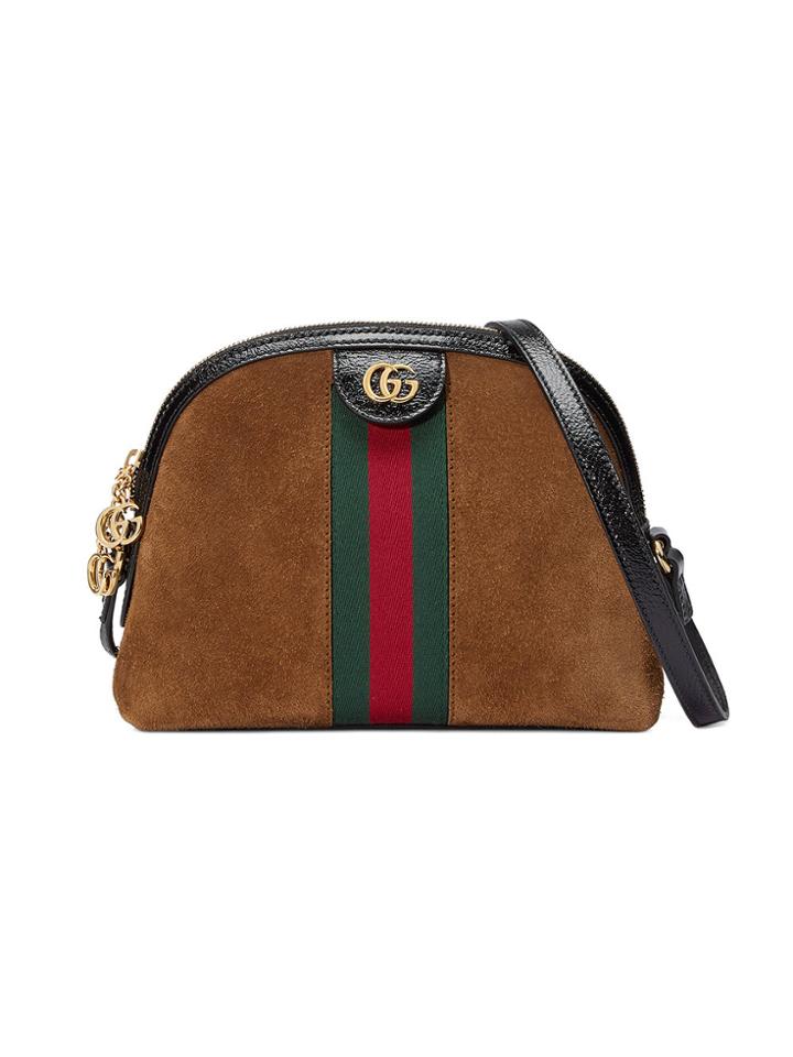 Gucci Ophidia Small Shoulder Bag - Brown