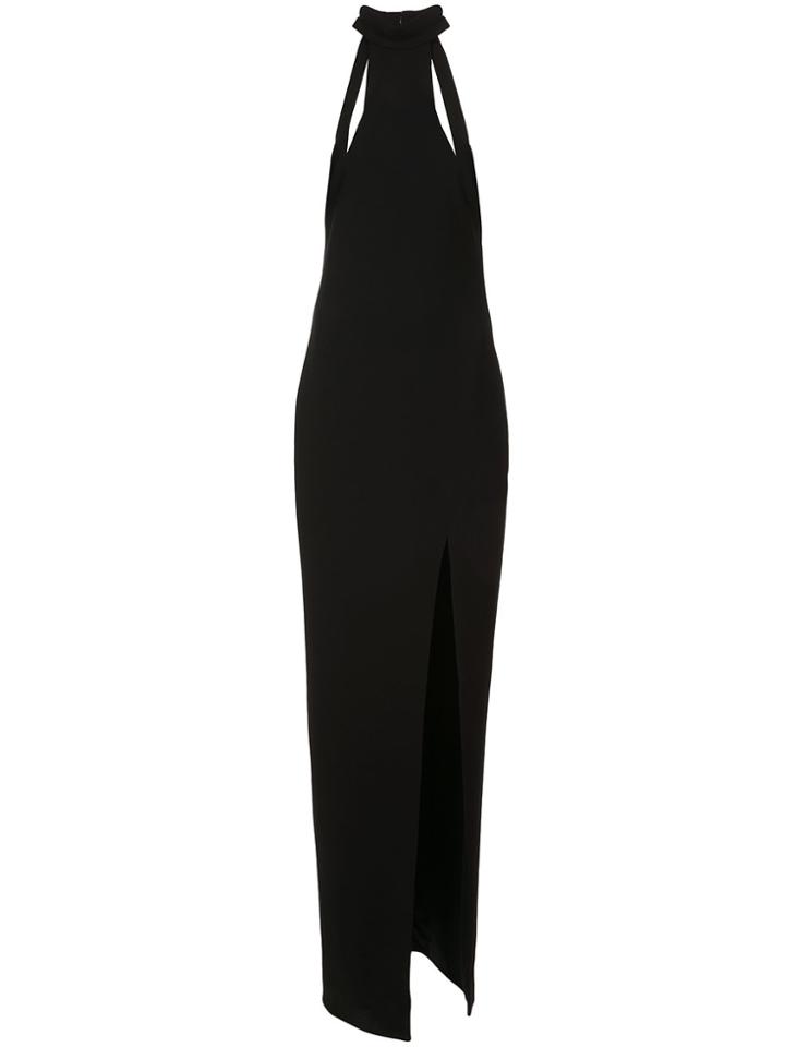 Likely Fitted Halter Neck Gown - Black