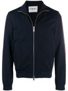 Iceberg Logo Zipped Sweatshirt - Blue