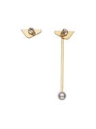 Fendi Asymmetric Earrings - Metallic