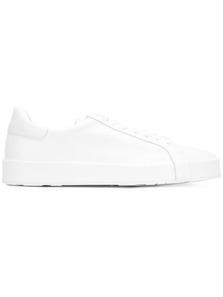 Jil Sander Lace-up Sneakers - White