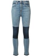 Rag & Bone /jean - Olana Cropped Skinny Jeans - Women - Cotton/polyurethane - 26, Blue, Cotton/polyurethane