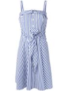 Polo Ralph Lauren Striped Dress, Women's, Size: 6, White, Cotton