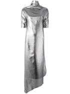 Paula Knorr - Relief Shortsleeved Dress - Women - Silk/polyester/spandex/elastane/viscose - M, Black, Silk/polyester/spandex/elastane/viscose