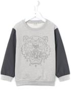 Kenzo Kids 'tiger' Sweatshirt, Boy's, Size: 6 Yrs, Grey