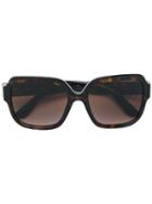 Dolce & Gabbana Eyewear Havana Square Frame Sunglasses - Brown