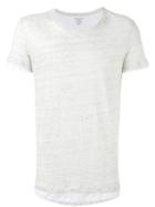 Majestic Filatures - Plain T-shirt - Men - Cotton/linen/flax - L, Grey, Cotton/linen/flax