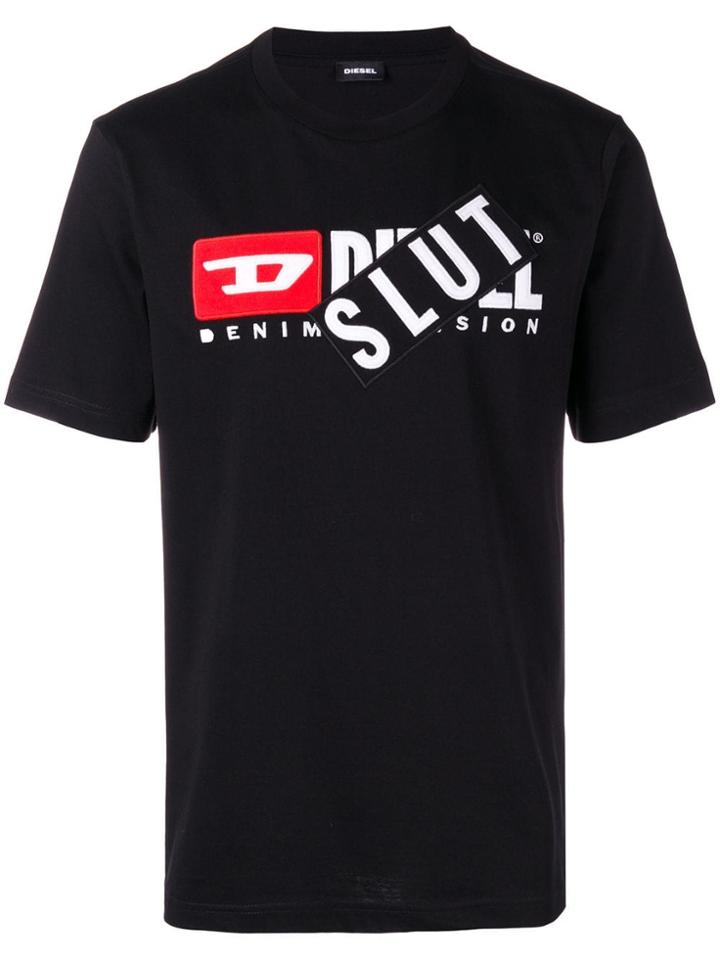 Diesel Branded T-shirt - Black