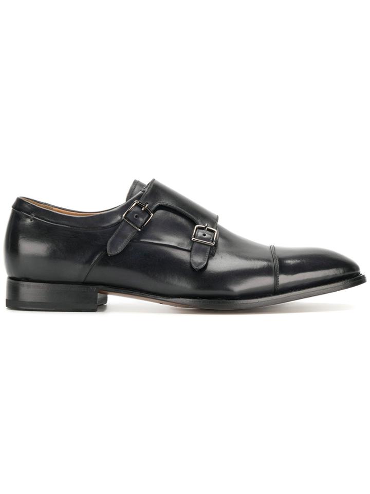 Silvano Sassetti Monk Shoes - Black