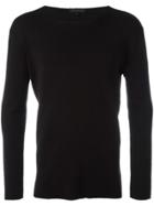 Ann Demeulemeester Grise Crew Neck Sweatshirt - Black