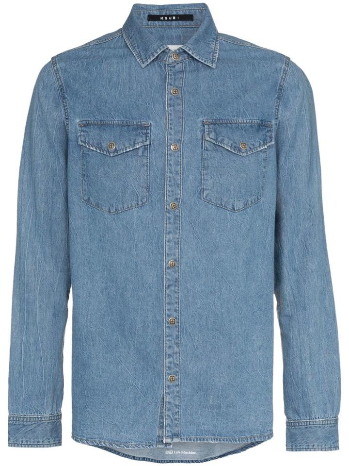 Ksubi De Nimes Denim Shirt - Blue