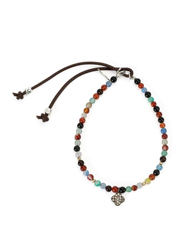 Catherine Michiels Beaded Bracelet, Adult Unisex, Pearls/silver