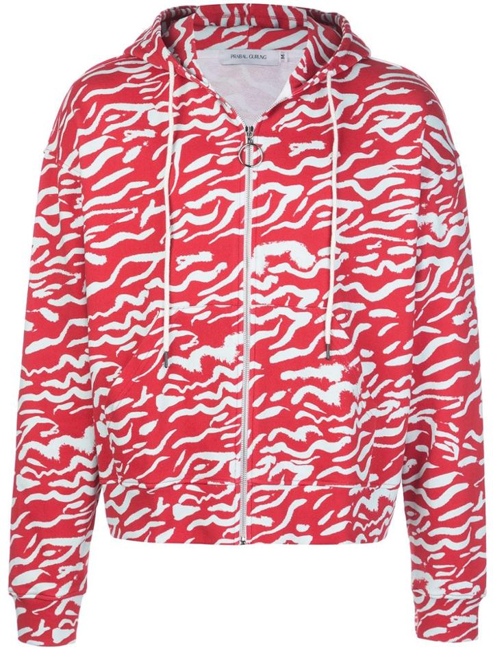 Prabal Gurung All-over Print Jacket - Red