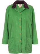 Hermès Pre-owned All-over Quilt Textured Collar Jacket - Green