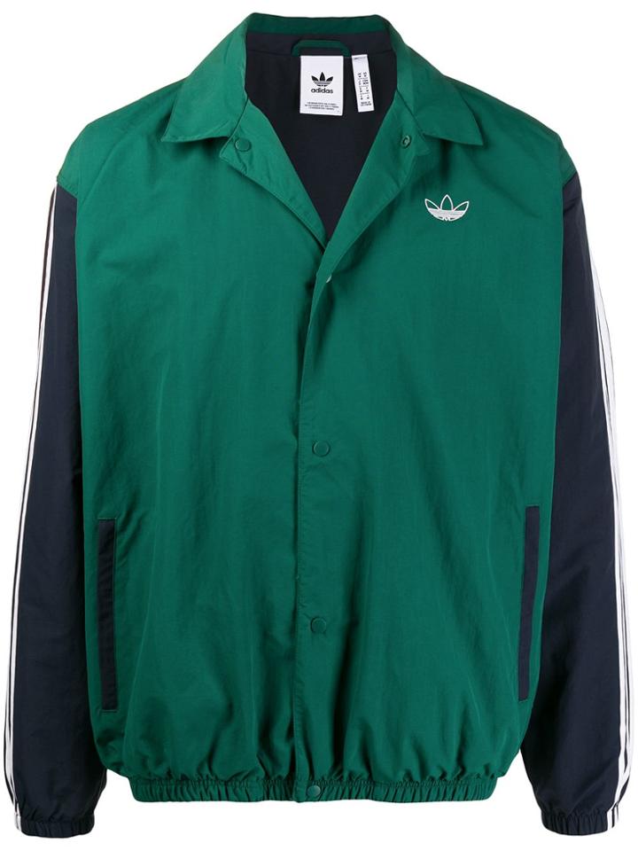 Adidas Two Tone Bomber Jacket - Green