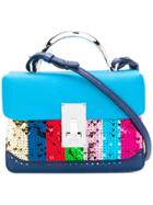 The Volon Sequined Box Shoulder Bag - Multicolour