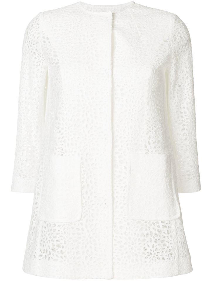 Blanca Cut-out Detail Jacket - White