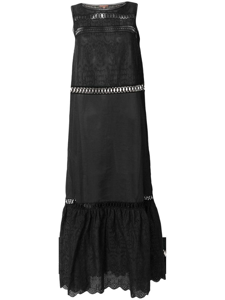 Ermanno Scervino Crocheted Sleeveless Blouse - Black
