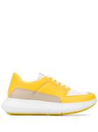 Clergerie Low Top Trainers - Yellow