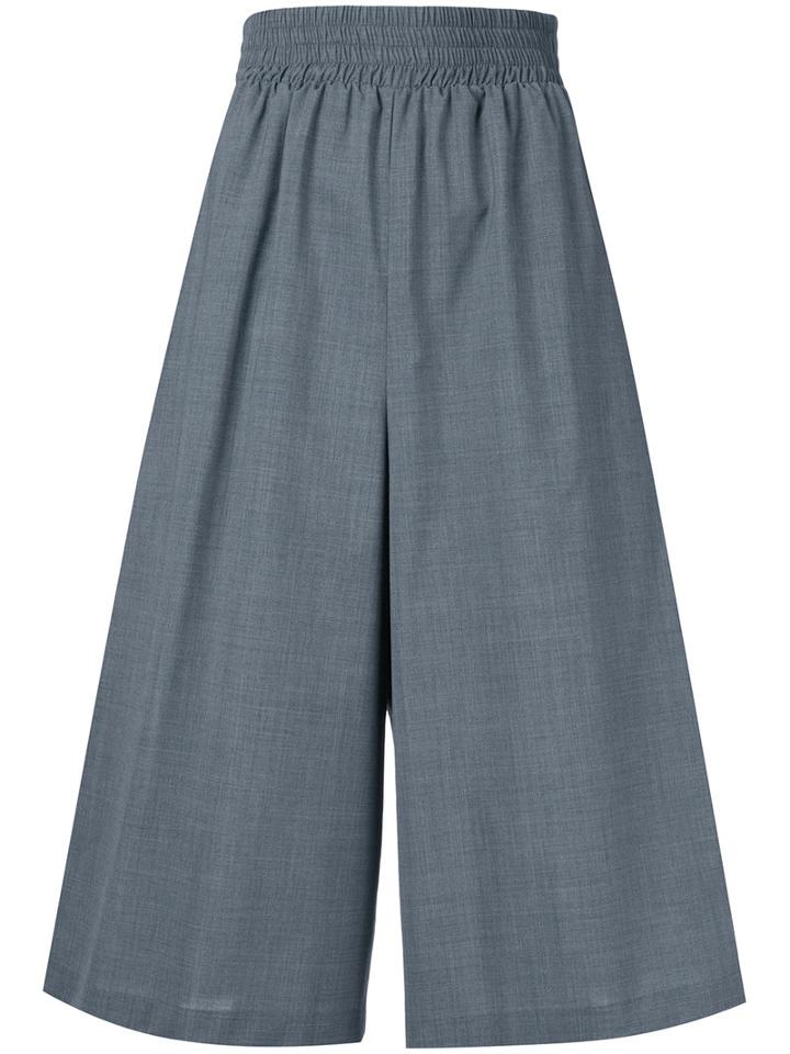 Le Ciel Bleu - Volume Culottes - Women - Polyester/wool - 36, Grey, Polyester/wool
