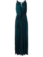 Lanvin Tasseled Rope Gown, Women's, Size: 36, Blue, Cotton