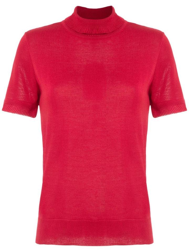 Olympiah Nika Polo Top - Red