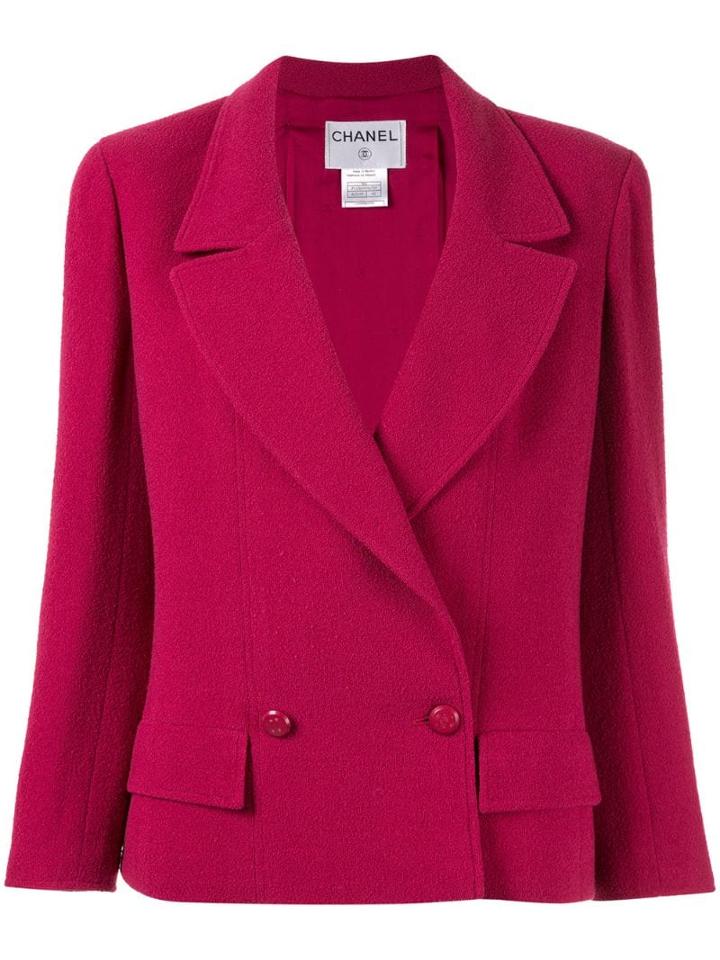 Chanel Pre-owned Boxy Blazer - Pink