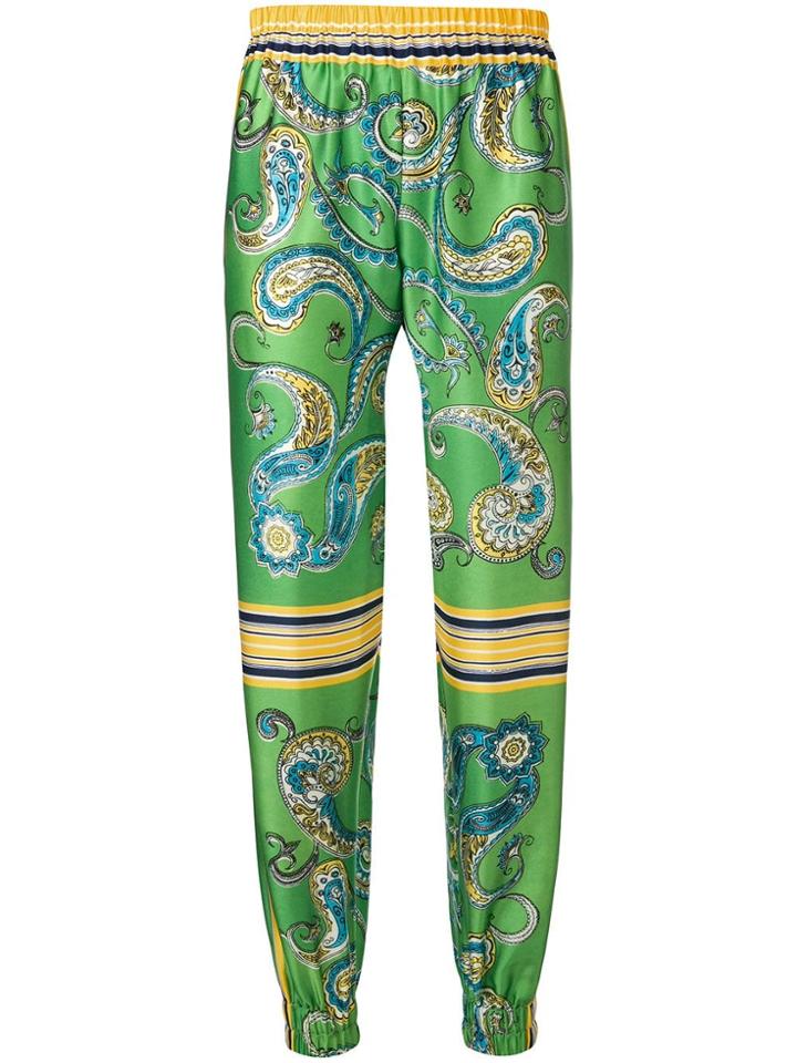 Philosophy Di Lorenzo Serafini Printed Tapered Trousers - Yellow