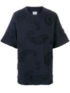 Wooyoungmi Embroidered Applique T-shirt - Blue