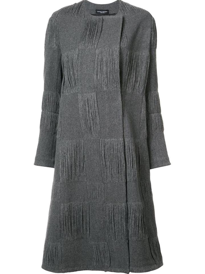 Narciso Rodriguez Textured Check Coat