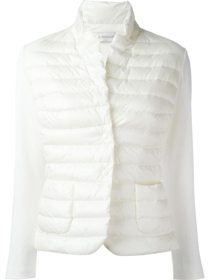 Moncler Leyla Padded Jacket, Women's, Size: Xl, Nude/neutrals, Polyamide/feather Down