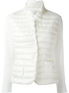 Moncler Leyla Padded Jacket, Women's, Size: Xl, Nude/neutrals, Polyamide/feather Down