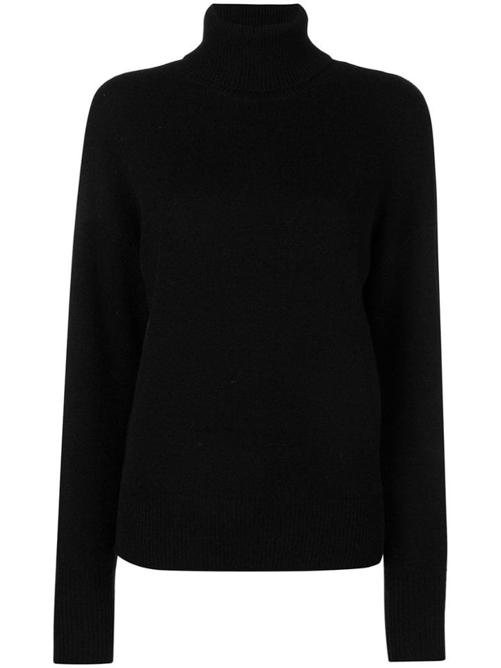 Theory Basic Cashmere Jumper - Black