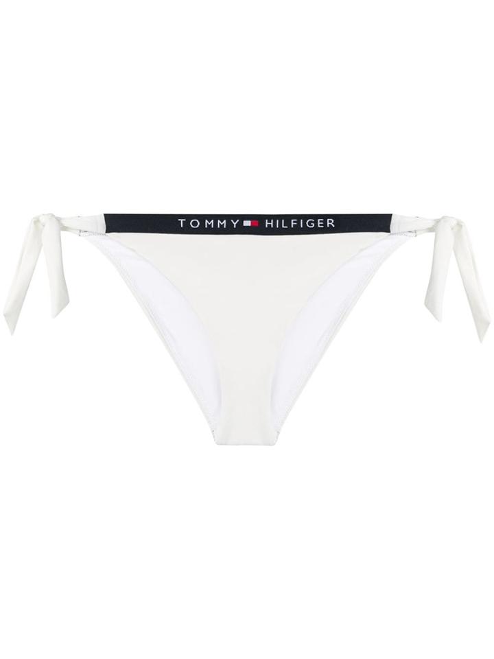 Tommy Hilfiger Logo Bikini Bottoms - White