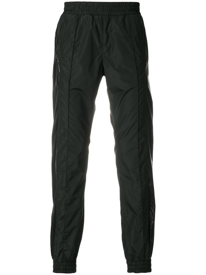 Versace Contrast Block Tracksuit Bottoms - Black