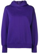 8pm Loose Zipped Hoodie - Pink & Purple