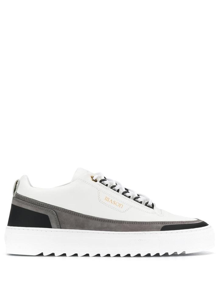 Mason Garments Lace-up Platform Sneakers - White