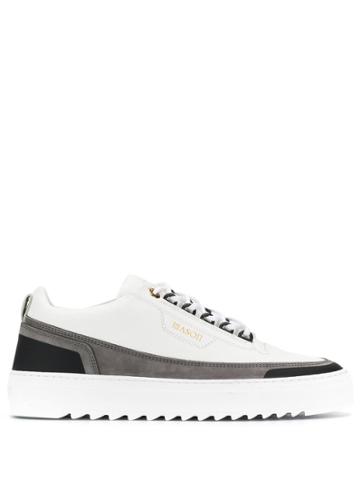 Mason Garments Lace-up Platform Sneakers - White